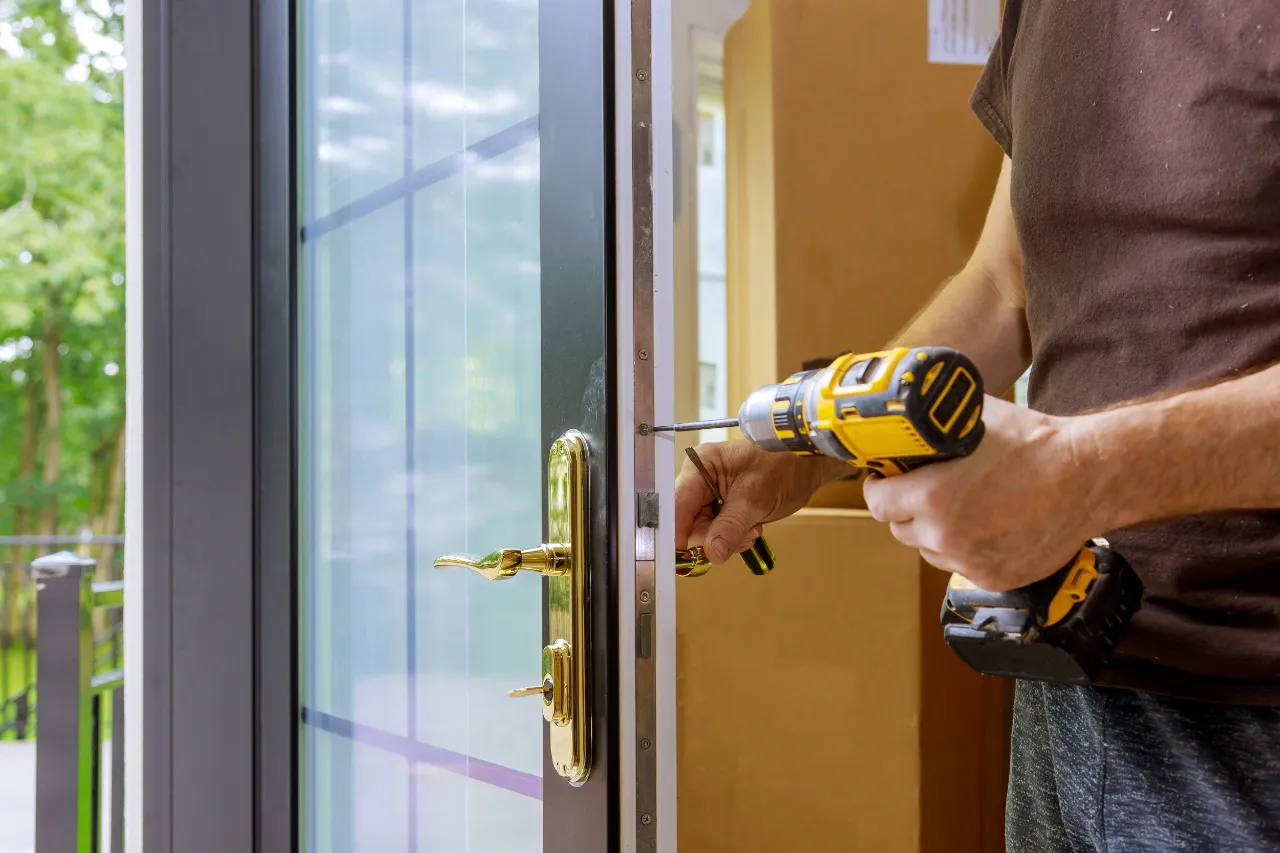 Door installation project in New Jersey by GP General Contractor LLC